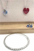 Swarovski Elements Necklaces Bracelet & Earrings