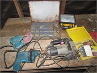 porter cable jigsaw,makita sander & drill & items