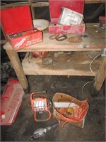 light,cord,milwaukee boxes,clevis & items