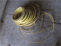 roll of yellow copper wire