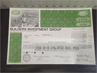 Builders investment group stock