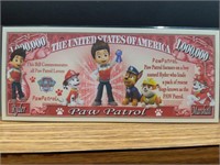 Paw patrol banknote