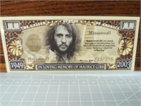 Maurice Gibb novelty banknote