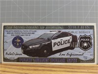 Police banknote