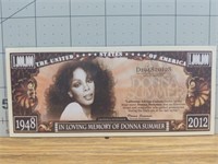 Donna summer banknote