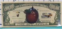 The Big Apple million-dollar banknote