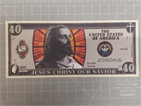 Jesus Christ banknote