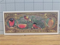 Maryland Baltimore Oriole Banknote