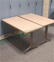 Vintage school tables. Each is 27×48×24.