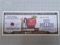 Teacher banknote
