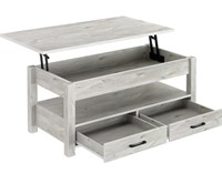 NEW $190 41.7” Lift Top Coffee Table Grey