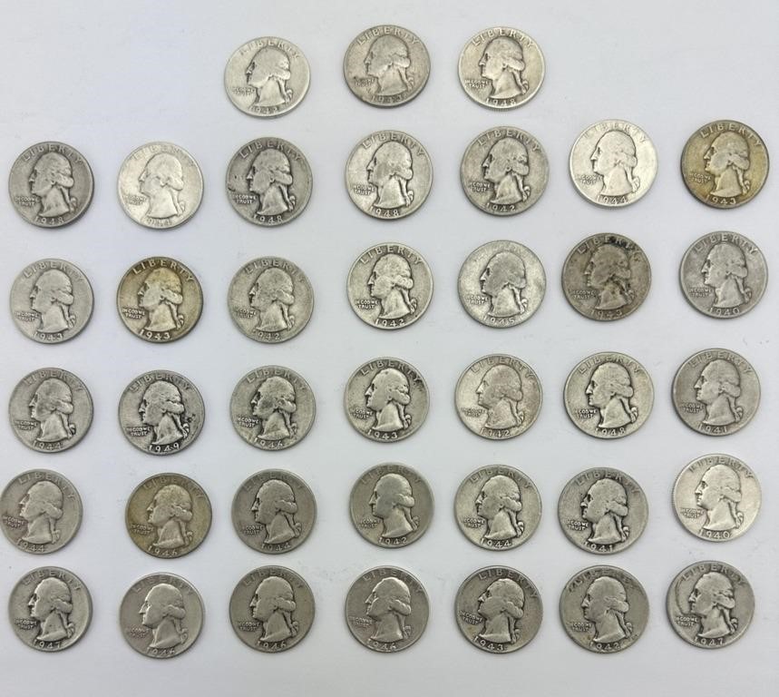 38 Silver Quarters