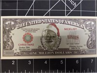 Christmas novelty banknote