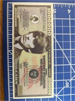 The Beatles George Harrison banknote