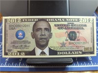 2012 Obama bank note