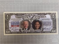 Biden/Harris banknote