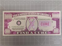 Find a cure banknote