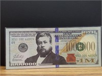 Million dollar novelty banknote