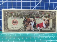 1 million puppies banknote