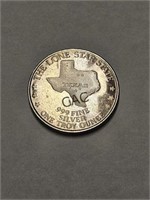 1836-1986 Texas "Remember the Alamo" 1oz Silver