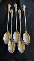5 Sterling silver Ice tea spoons by International