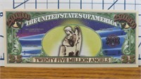 25 million angels banknote
