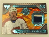 Sergei Zholtok '01 Pacific Game Used Jersey Card