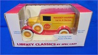 1929 Ford Model A Massy Harris Die Cast Coin Bank