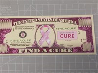 Cancer Awareness Novelty Banknote