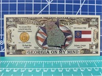 Georgia million dollar banknote