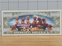 Rhodesian Ridgeback banknote