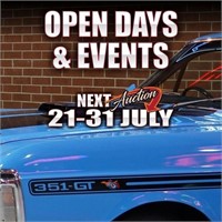 OPEN DAY & EVENTS FOR THE JULY AUCTION