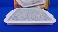 Granite Microwave Warming Plate ( New )