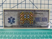 1 million EMS dollars banknote