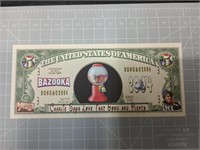 Bazooka Bubblegum Novelty Banknote
