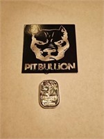 Pit Bullion Metals Mafia 1oz Poured Silver Bar