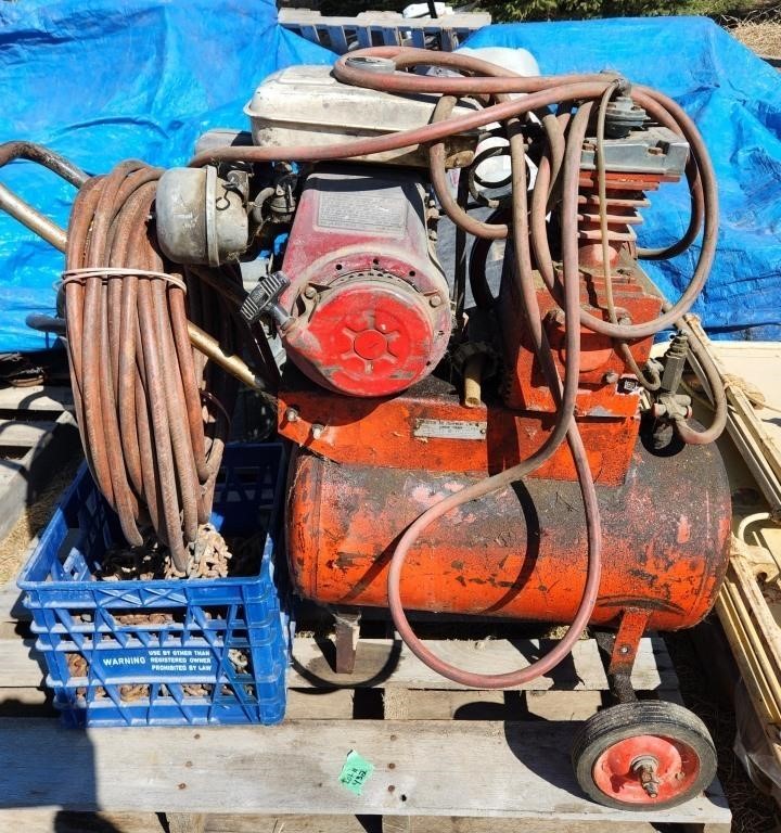 Bundle with Air compressor & crate of