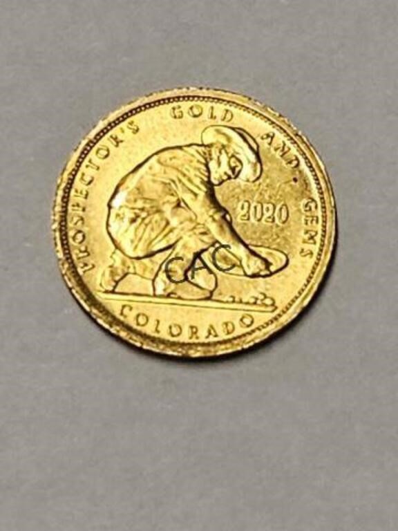 2020 Prospector's Gold 1/10oz Coin