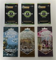 (6) x SEALED PACKS OF GAME CARDS