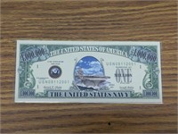US Navy Novelty Banknote
