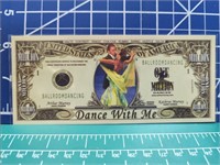 Dance with me million dollar banknote