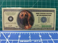 Bloodhound million dollar banknote