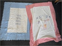 Vintage child's blankets
