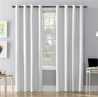 $50.00 2-Pk Sun Zero Window Curtains, Size 50X84