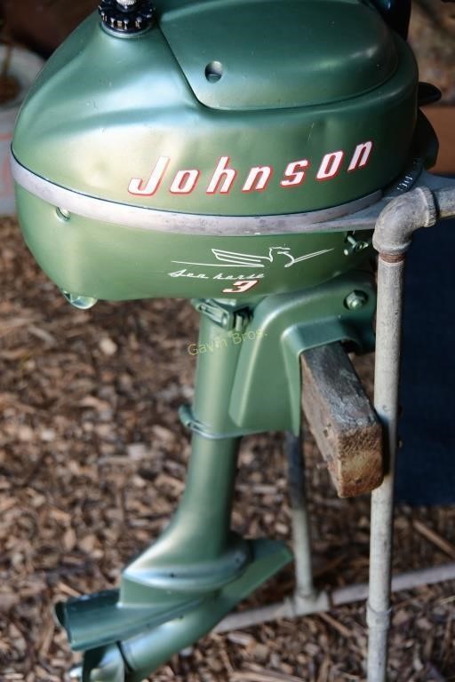 1954 Three Horse Power Johnson Outboard