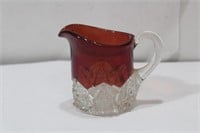 A Small Glass Pitcher
