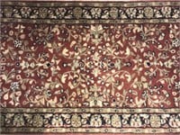 Indian 10-Foot Hand-Tufted 100% Wool Rug Runner