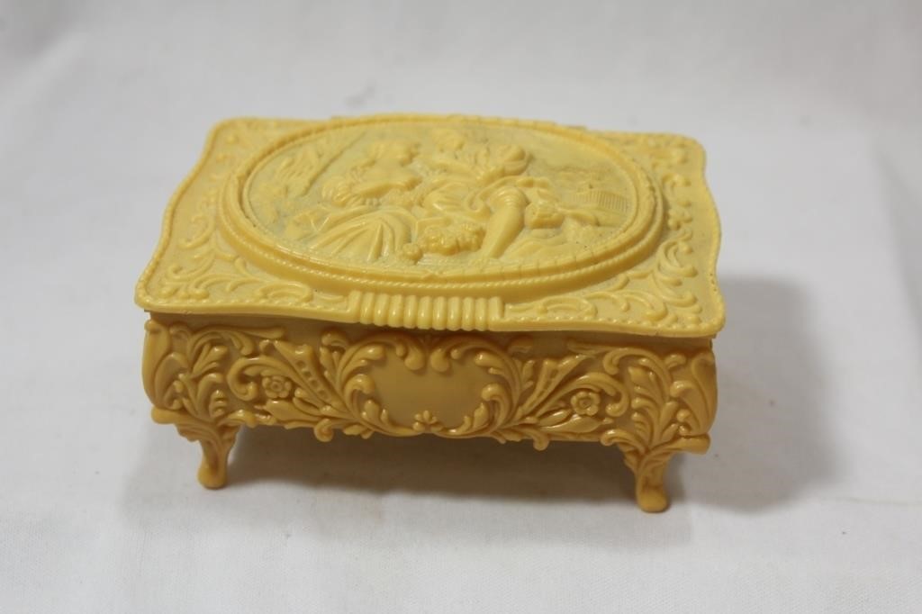 A Celluloid Jewelry Box