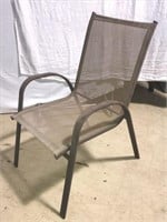 Set of Five Stackable Sling Patio Chairs