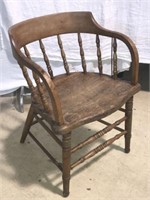 19th Century Primitive Capitan Chair